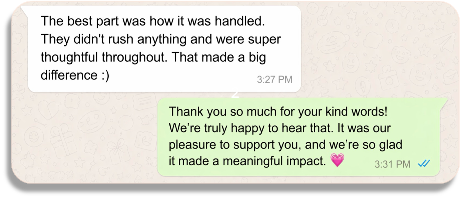 Family message