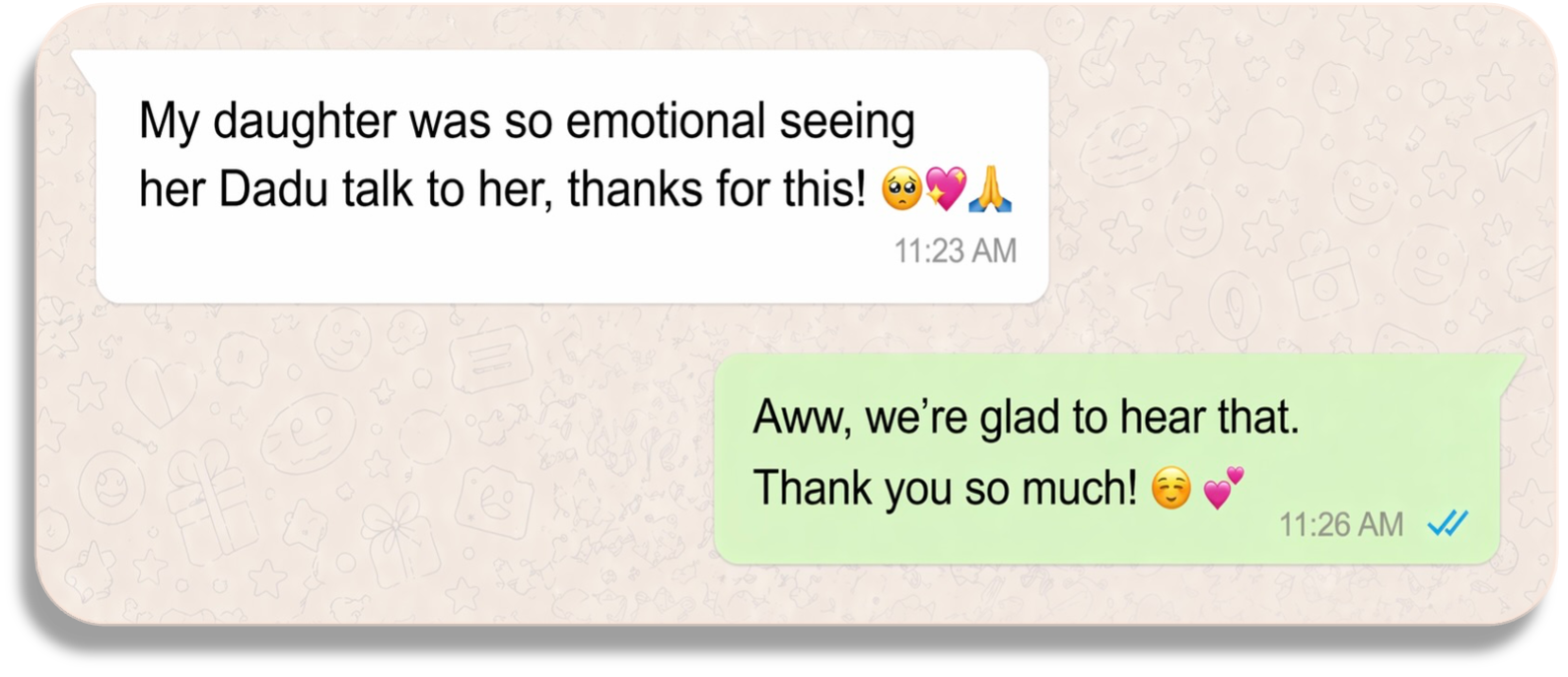 Family message